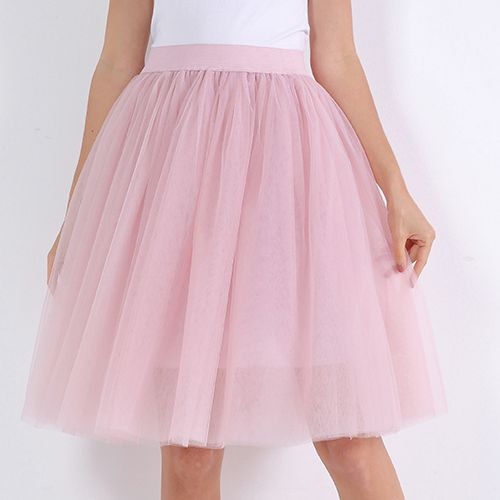 Quality 5-Layer Tulle Skirt Pleated TUTU Skirt