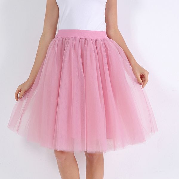 Quality 5-Layer Tulle Skirt Pleated TUTU Skirt